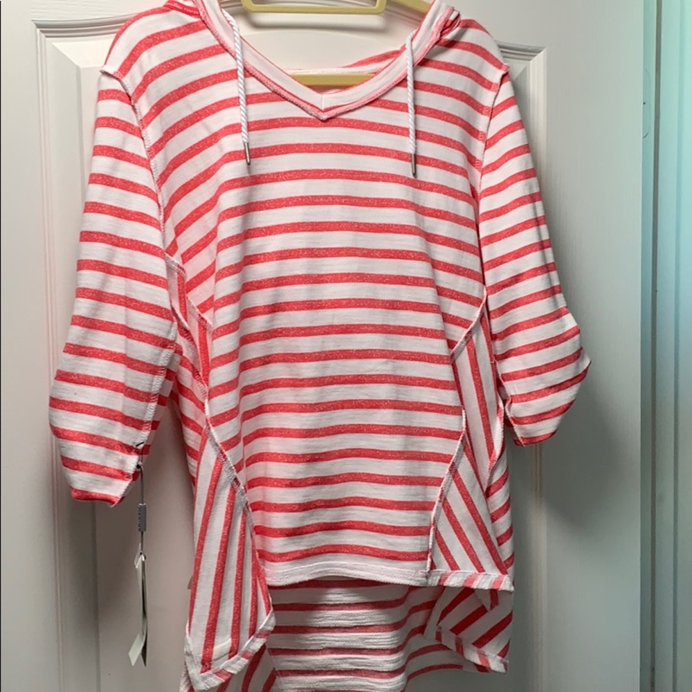 Brand new Calvin Klein white and pink sweatshirt